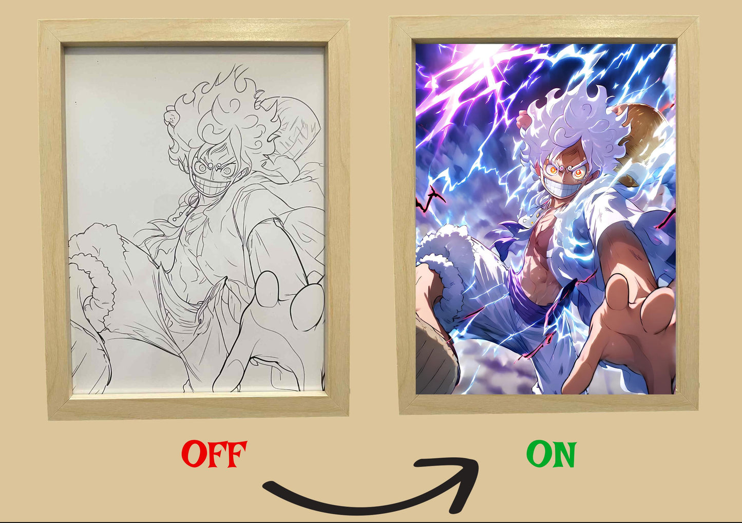 Light Box – Luffy One Piece LED Anime Lamp