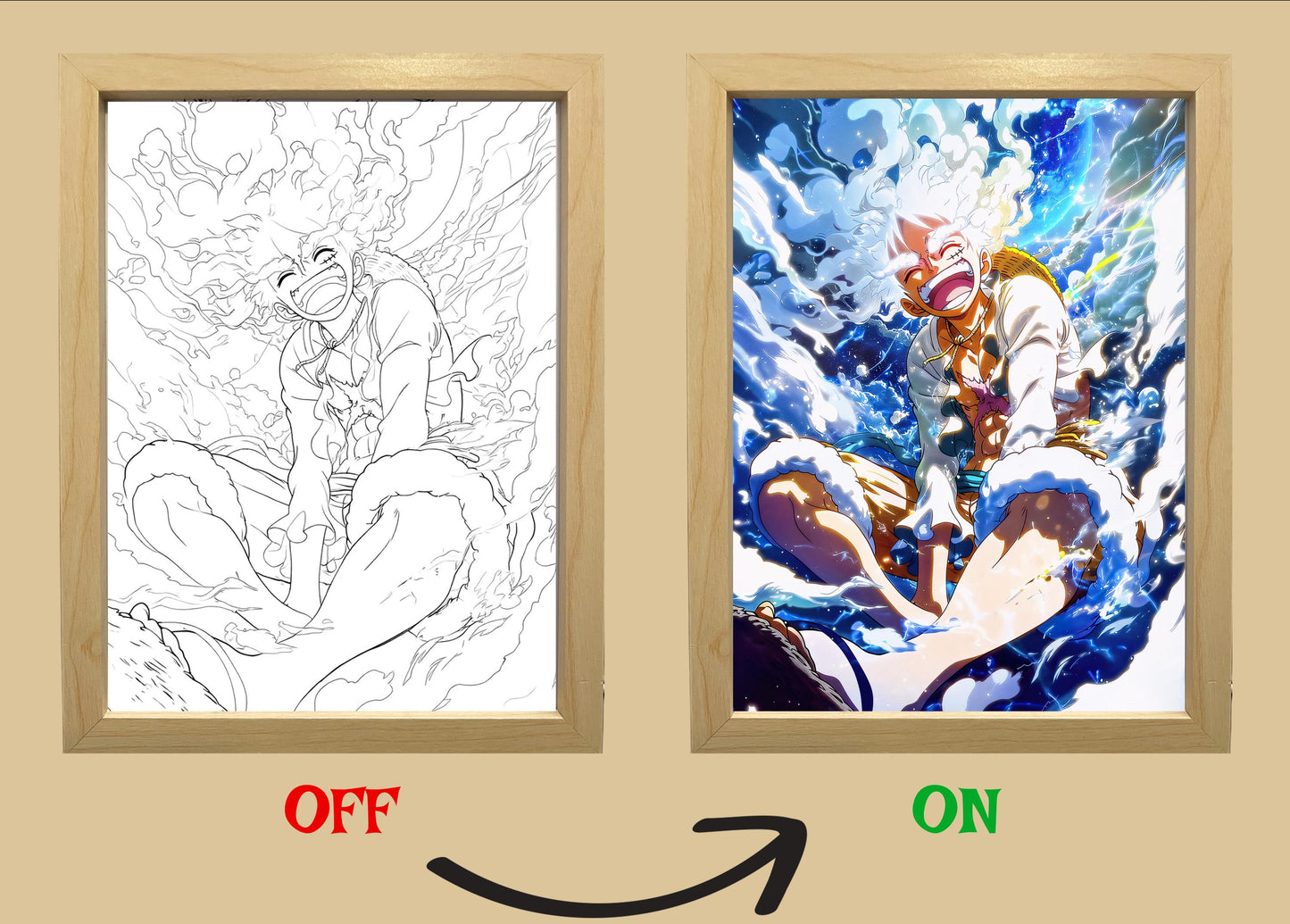 Light Box – Luffy One Piece LED Anime Lamp