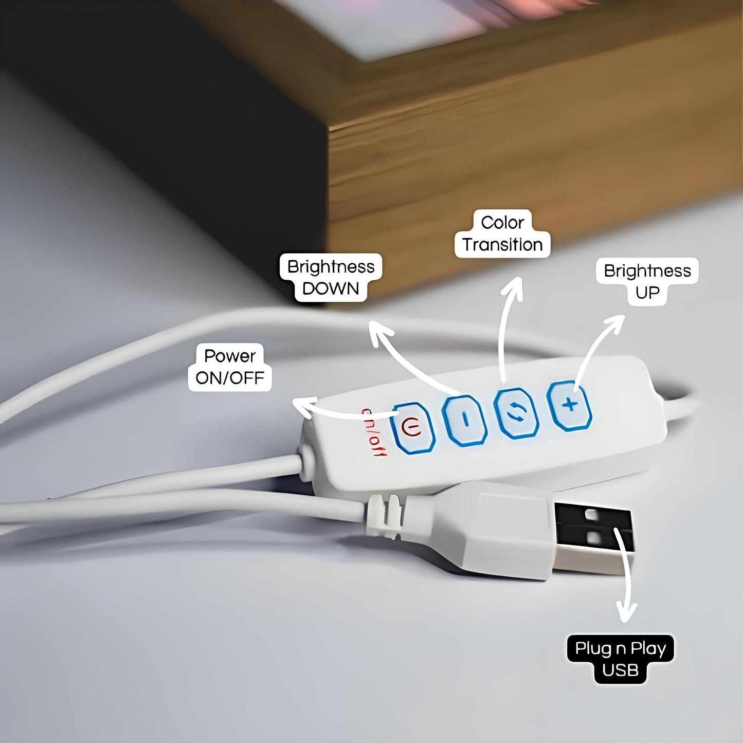 Light Box – Gojo Jujutsu Kaisen LED Anime Lamp