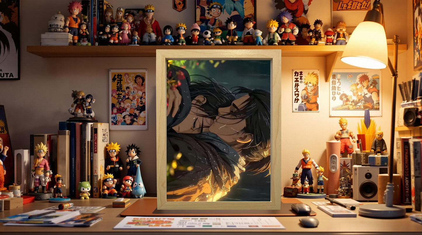 Light Box – Eren & Mikasa Attack on Titan LED Anime Lamp