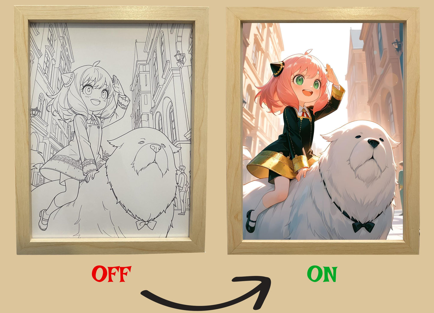 Light Box – Anya Forger Spy x Family LED Anime Lamp