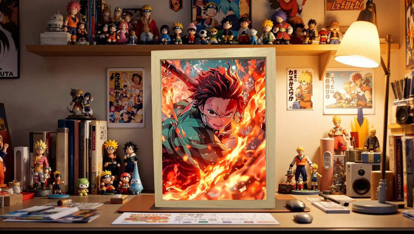 Light Box – Tanjiro Demon Slayer LED Anime Lamp