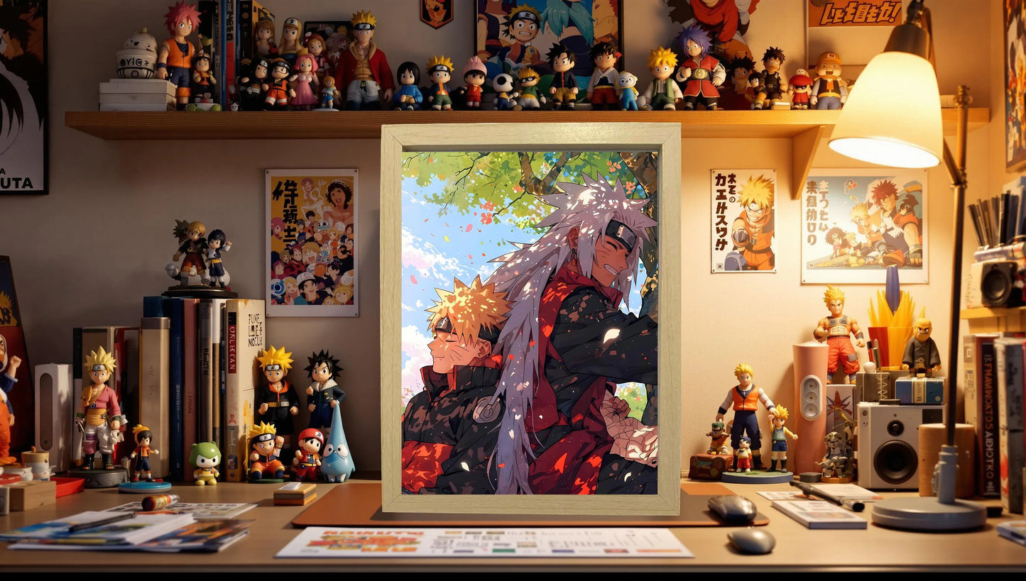 Light Box – Naruto & Jiraiya LED Anime Lamp